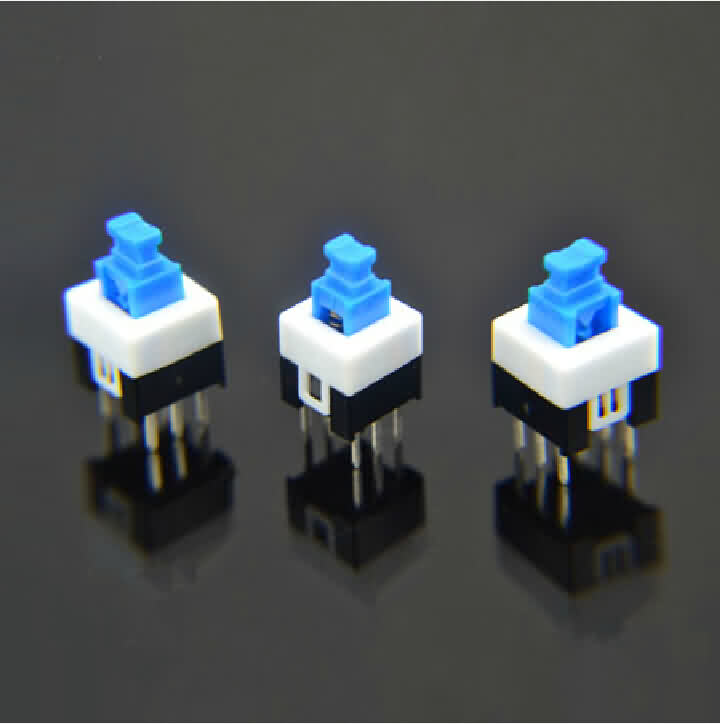 Micro Tact Switch with Self-lock Function - 6 Pin 